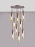 Brooks Slim Round Pendant 9 Light